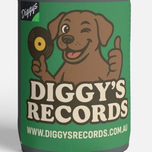 Diggy's Records Stubby Cooler New Style