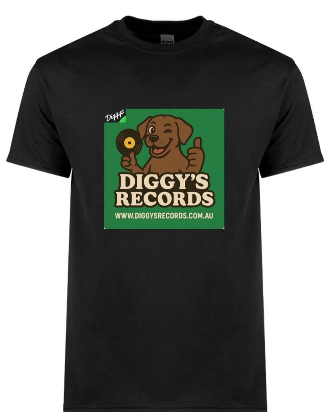 Mens L Diggy’s Records New Style – Gildan Shirt